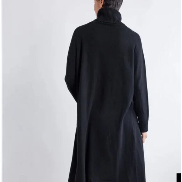 Ruti Modern Maximalist Tunic Sweater Black Size XL Wool Cashmere Blend NWT - Picture 2 of 12